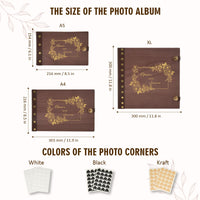 Wedding Photo Album - Wooden Polaroid Photo Album