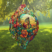 Colorful Butterfly Wind Spinner