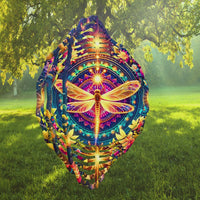 Dragonfly Mandala Wind Spinner