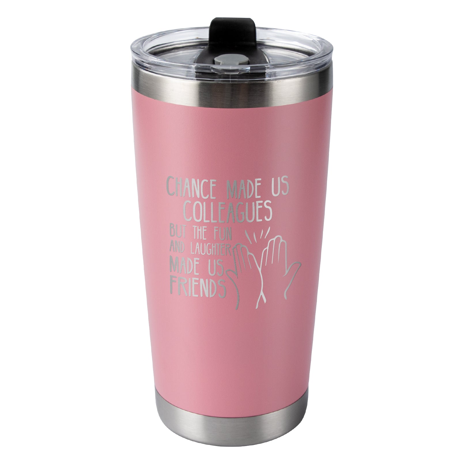 The fun and laughter made us friends-tainless steel thermos cup gift for colleague the best friend