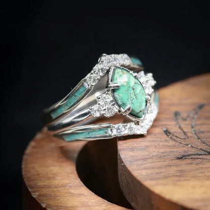 Sterling Silver Black Opal Lagoon Ring