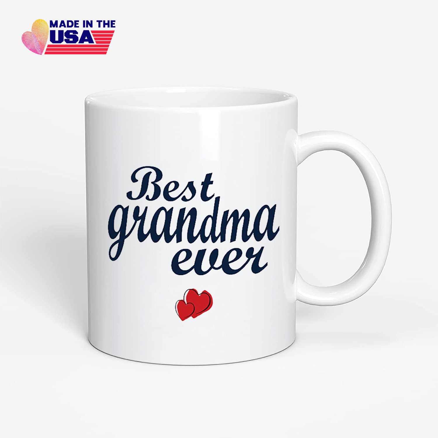 Best Grandma Ever Coffee Mug, Great Birthday Mugs From Grandson Granddaughter