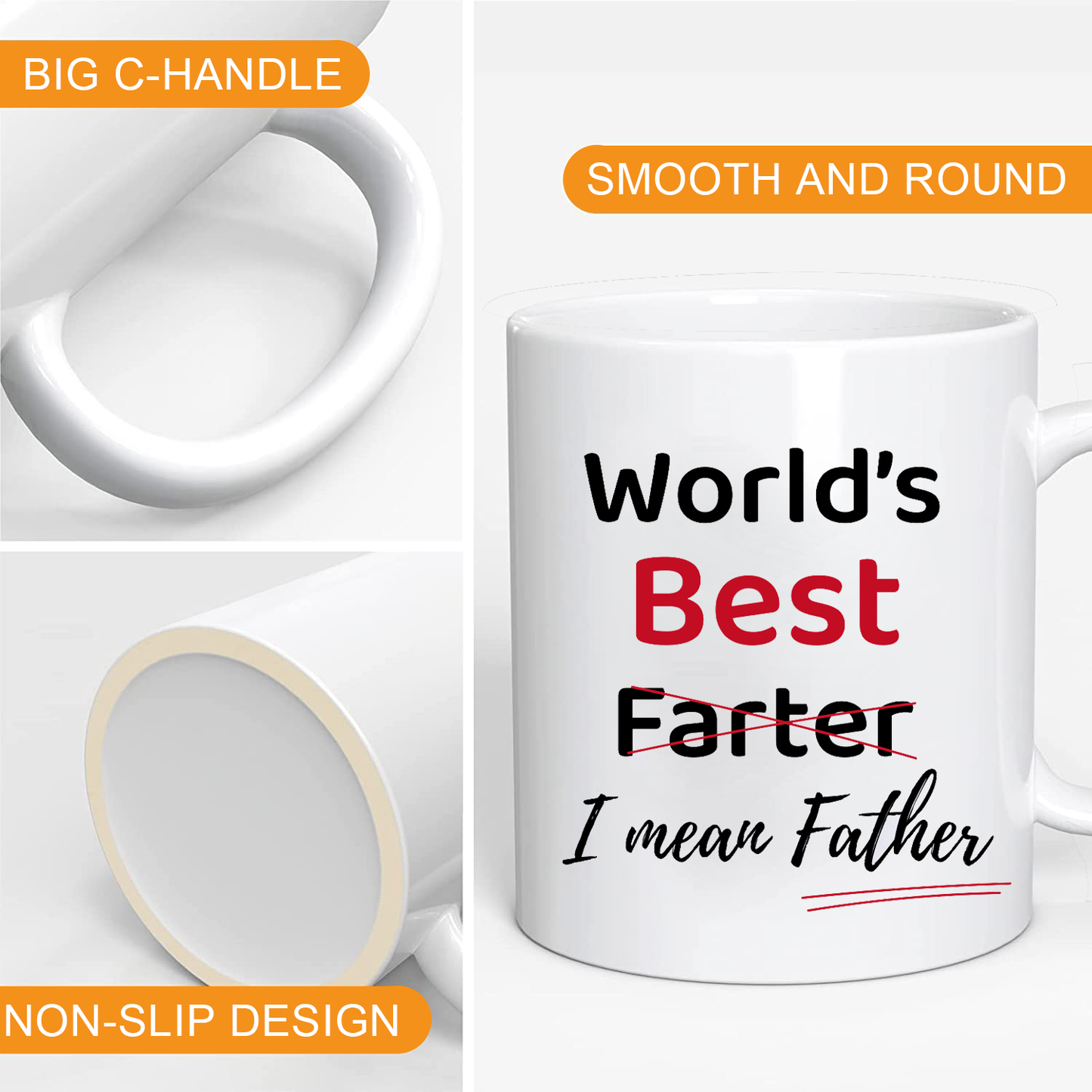 World's Best Fa I mean Father Mug-Gift for Dad Birthday Father's Day From Son or Daughter
