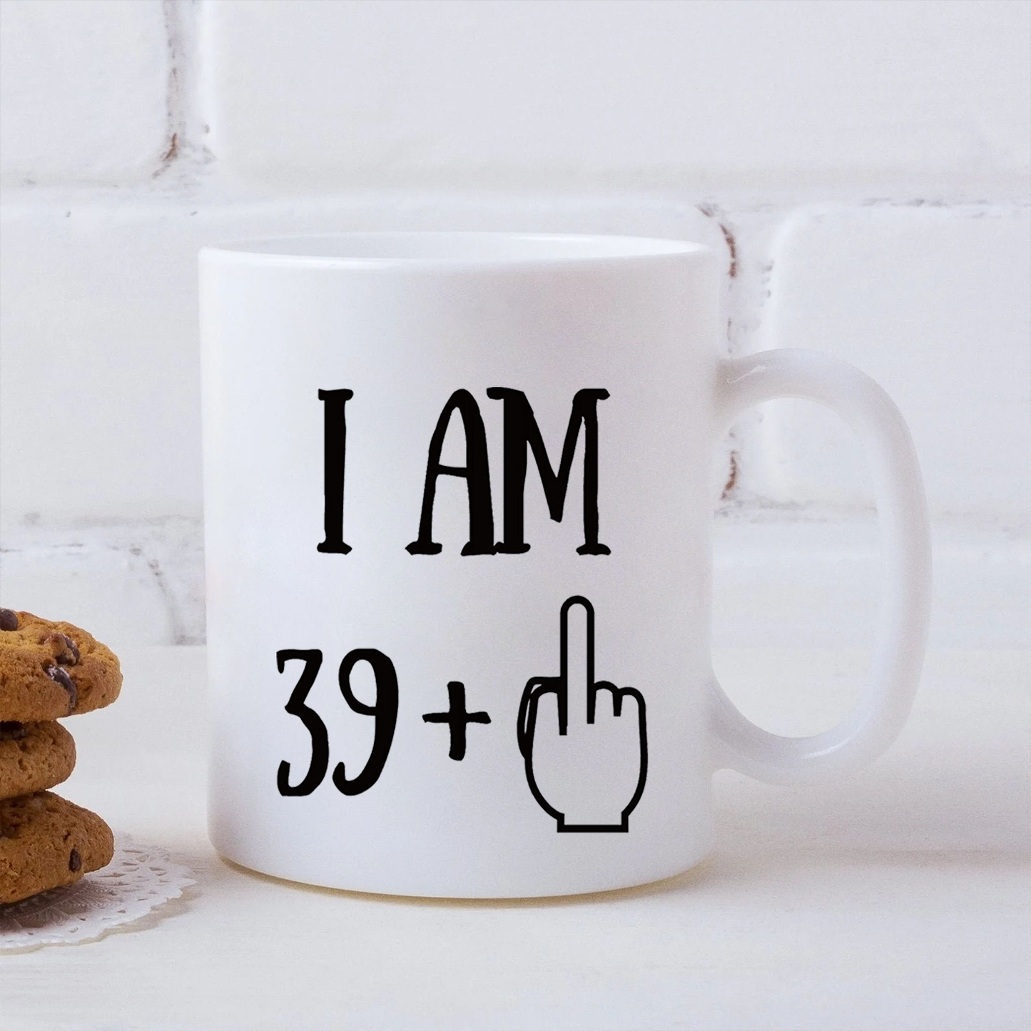 Funny 40th Birthday Gift, I am 39+1 Coffee Mug Birthday Gift for Your Parents or Friends