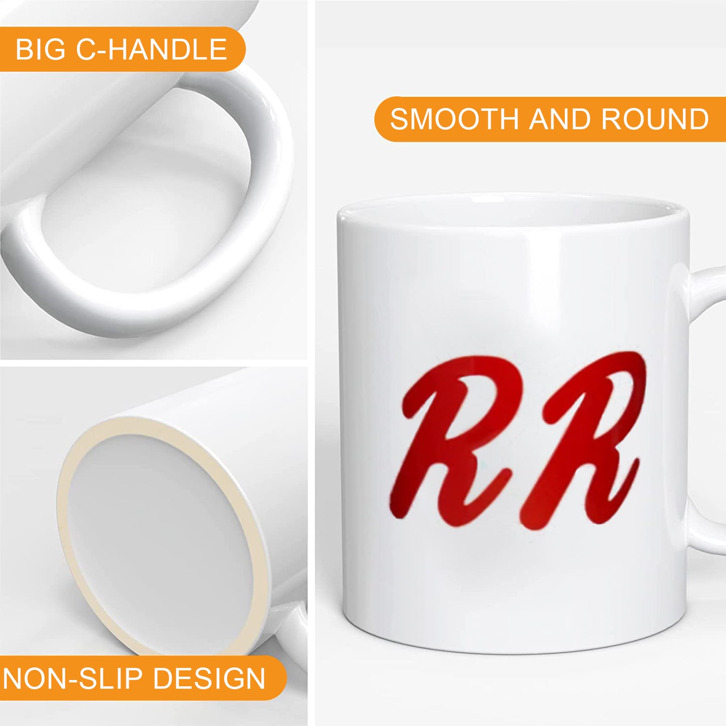 RR, Double R Coffee Mug, Gift Mug, Cup, Gift for your friend, brother, sister, Funny mug.