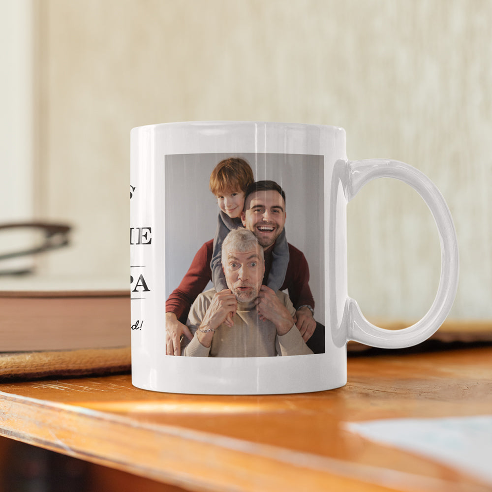 World’s Greatest Grandpa Custom Photo Mug | Buy Now