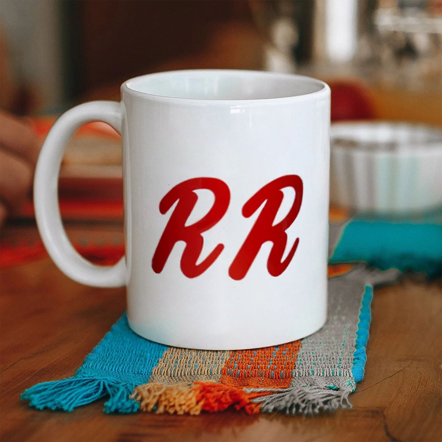 RR, Double R Coffee Mug, Gift Mug, Cup, Gift for your friend, brother, sister, Funny mug.