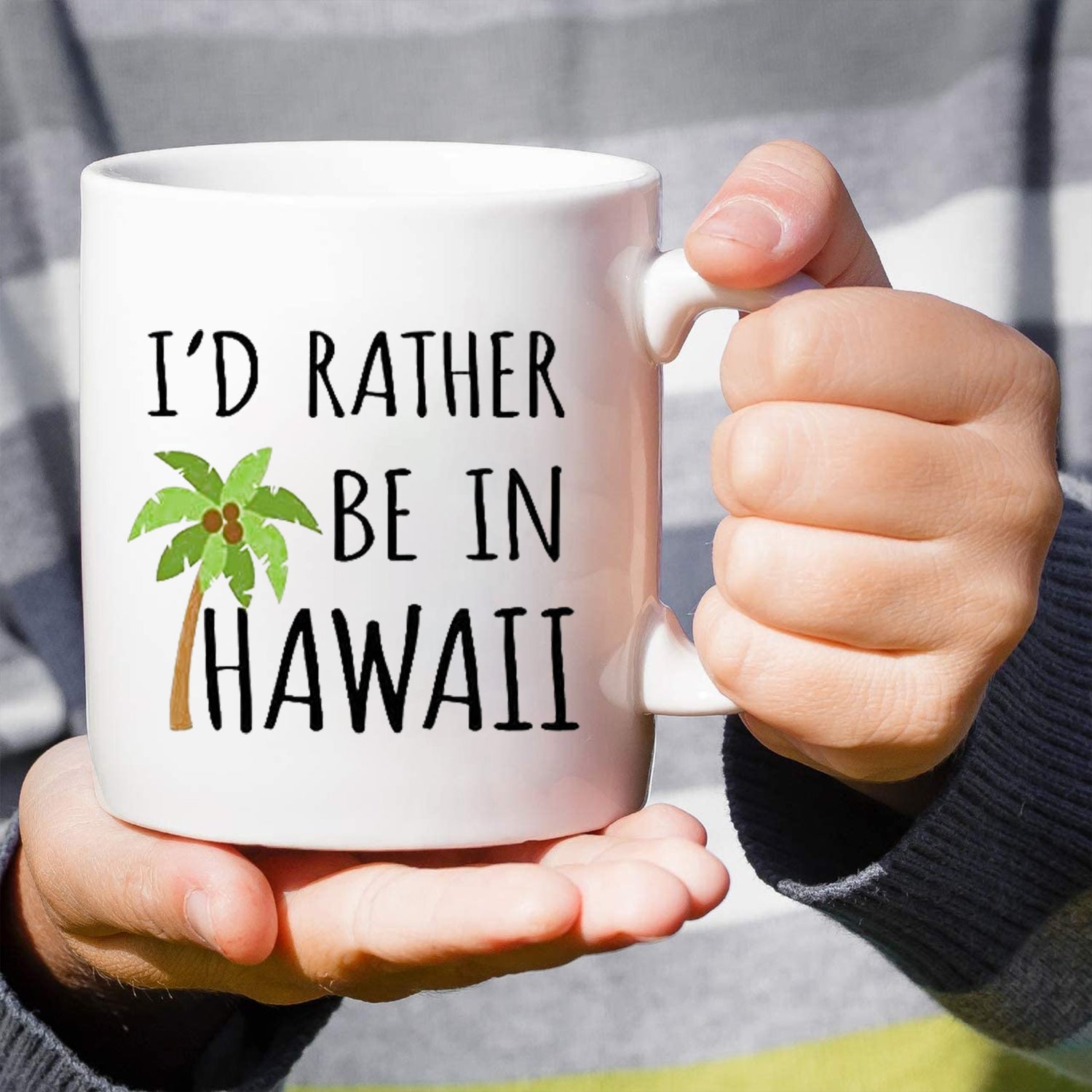 I'd Rather Be In Hawaii, Hawaii Mug, Hawaii Gift,Hawaii Holiday Gift, Love Hawaii Mug, Pandemic Mug