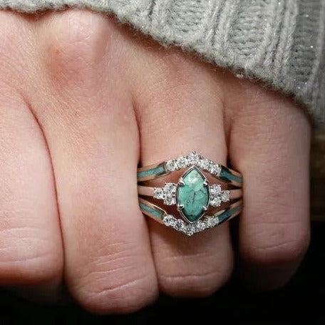 Sterling Silver Natural Opal Ring