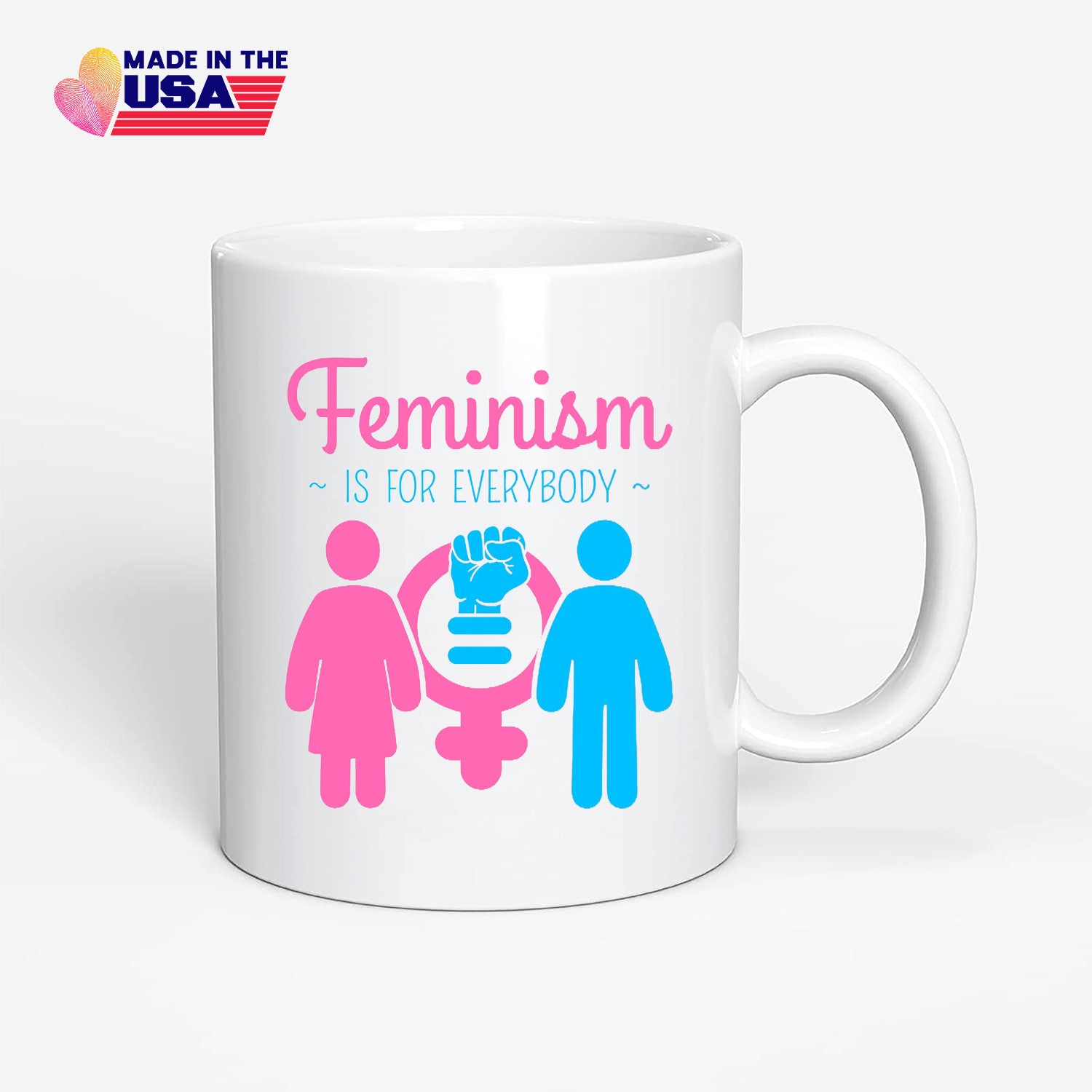 Feminism Is For Everybody Coffee Mug, Women's Equality Day Gift for you sister, Feminist coffee mug