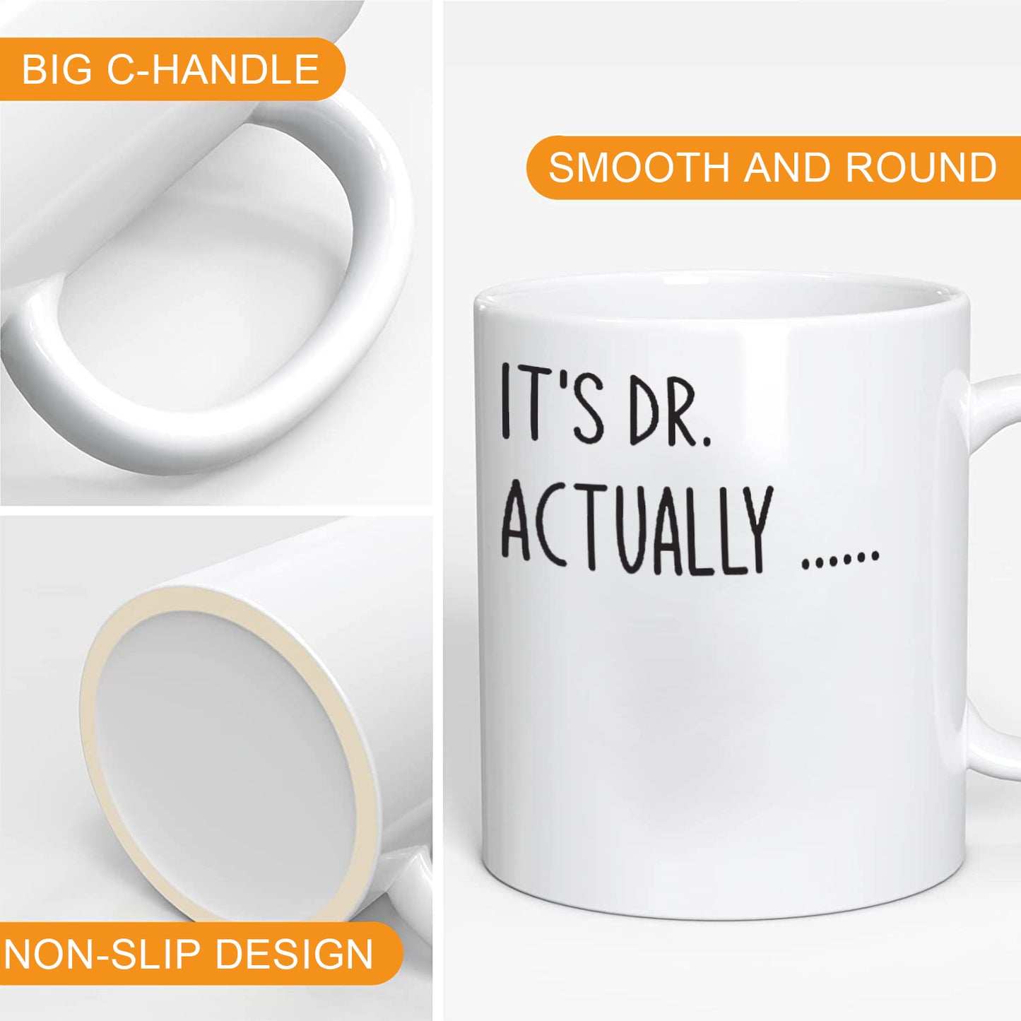 It's Dr Actually, Gift for Her New Dr Gift, PhD Graduation coffee Mug, Celebrating Ph.D. Graduation