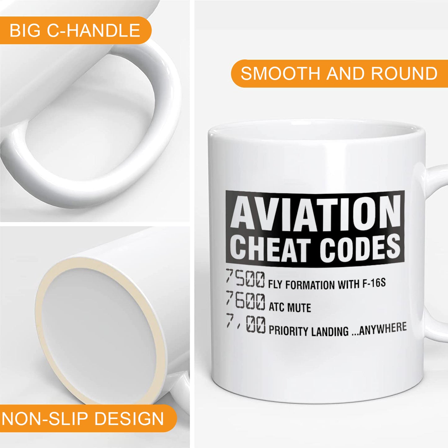 AVIATION CHEAT CODES-Coffee Mug, Great gift for your aviation lover, pilot friend