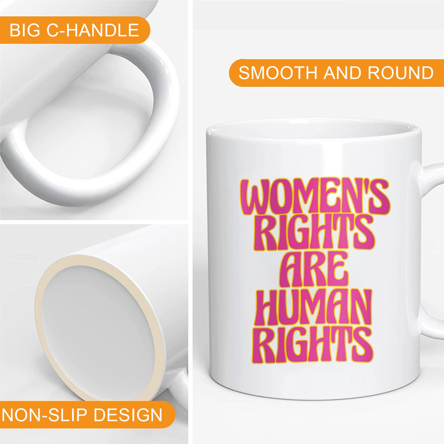 Women's rights are human rights, Women's Equality Day Gift for you sister, Feminist coffee mug