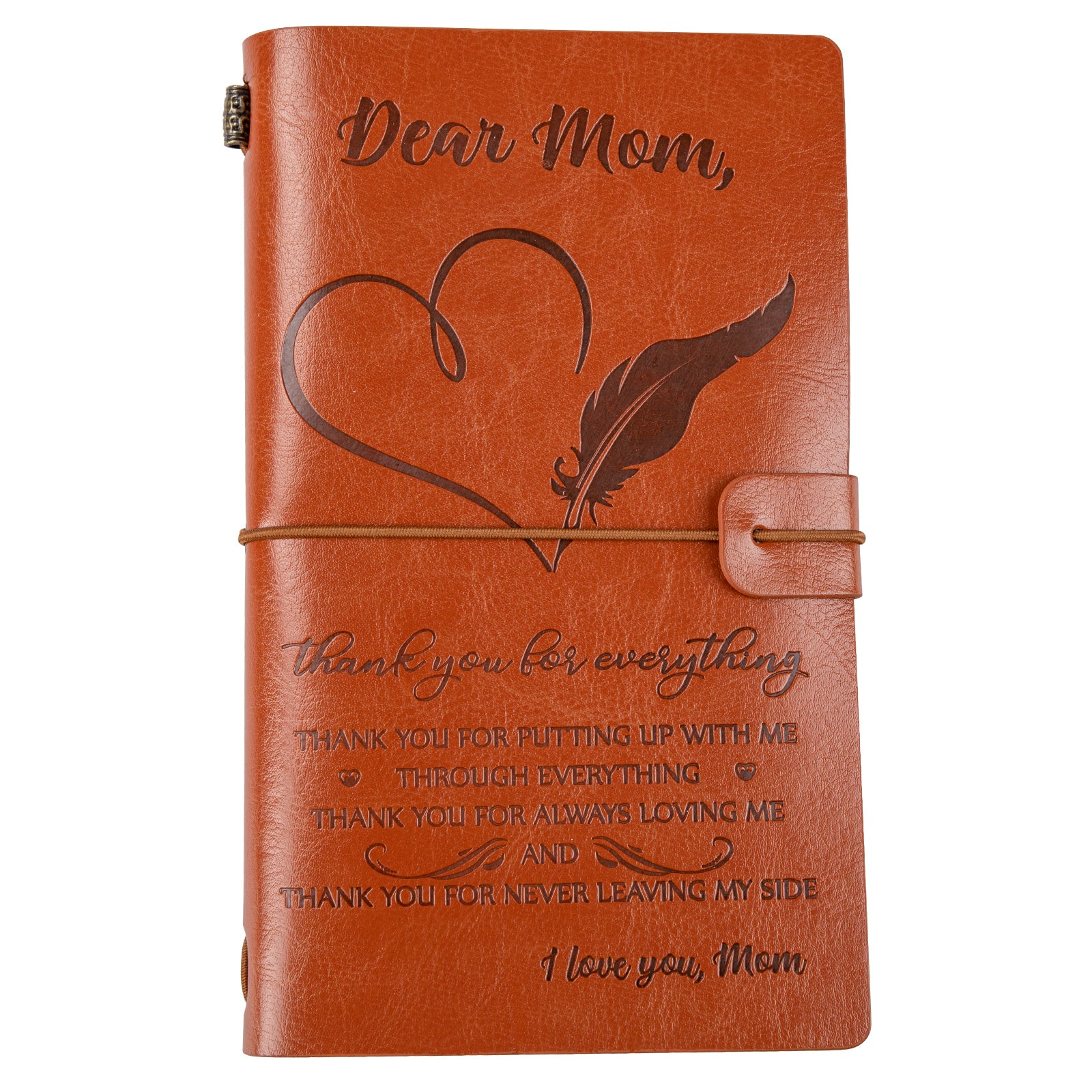 To My Mom Leather Journal Notebook Gift Mother's Day Gift Handmade Refillable Journal Notebook Travel Journals Diary Sketch Leather NoteBooks Engraving Diary Mother's Birthday Gift Thanksgiving Christmas Gift