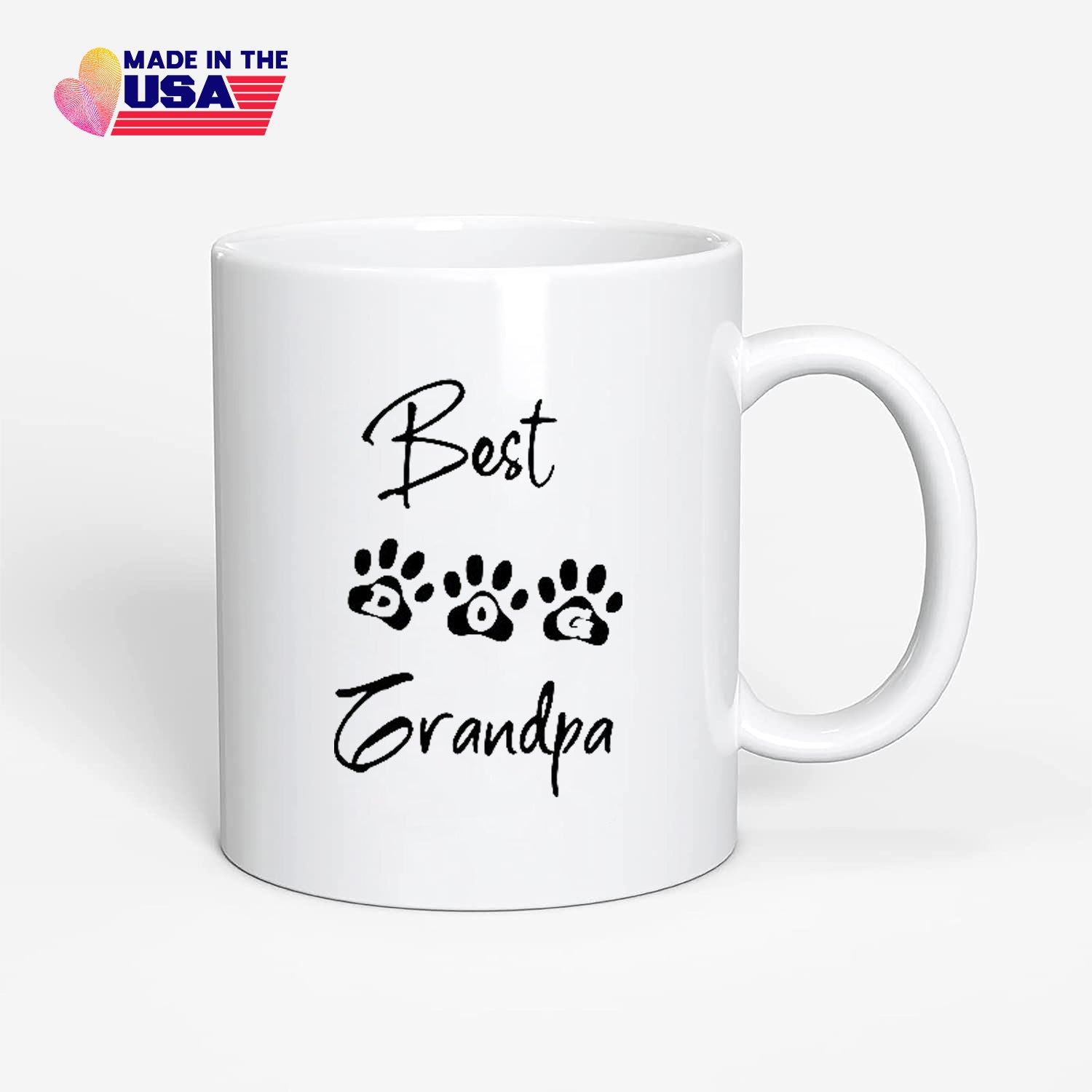 Dog grandpa mug, greatest dog grandpa, dog grandad gift, dog gift for grandpa