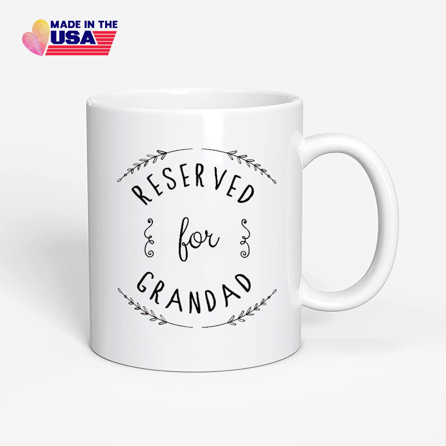 Reserved for grandad Coffee Mug, Gift for grandad birthaday from grandson, granddaughter