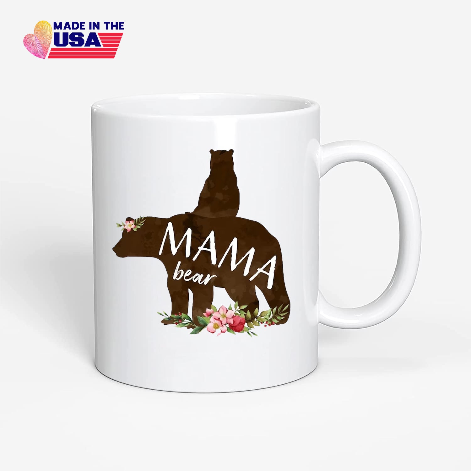 MAMA Bear Coffee Mug, Gift for motner day, Funny gift for mom birthady, Custom Mom Mug