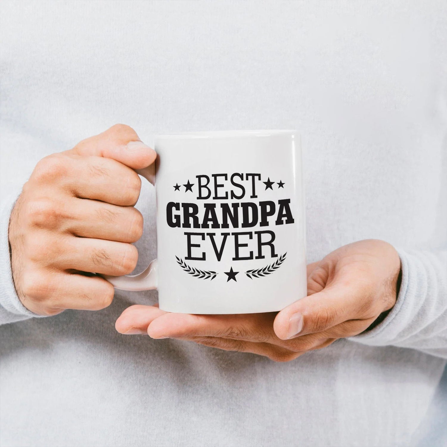 Best Grandpa Ever Coffee Mug, Best Grandpa Gifts from Grangddaughter, Grandson, Gift for Grandpa birthday