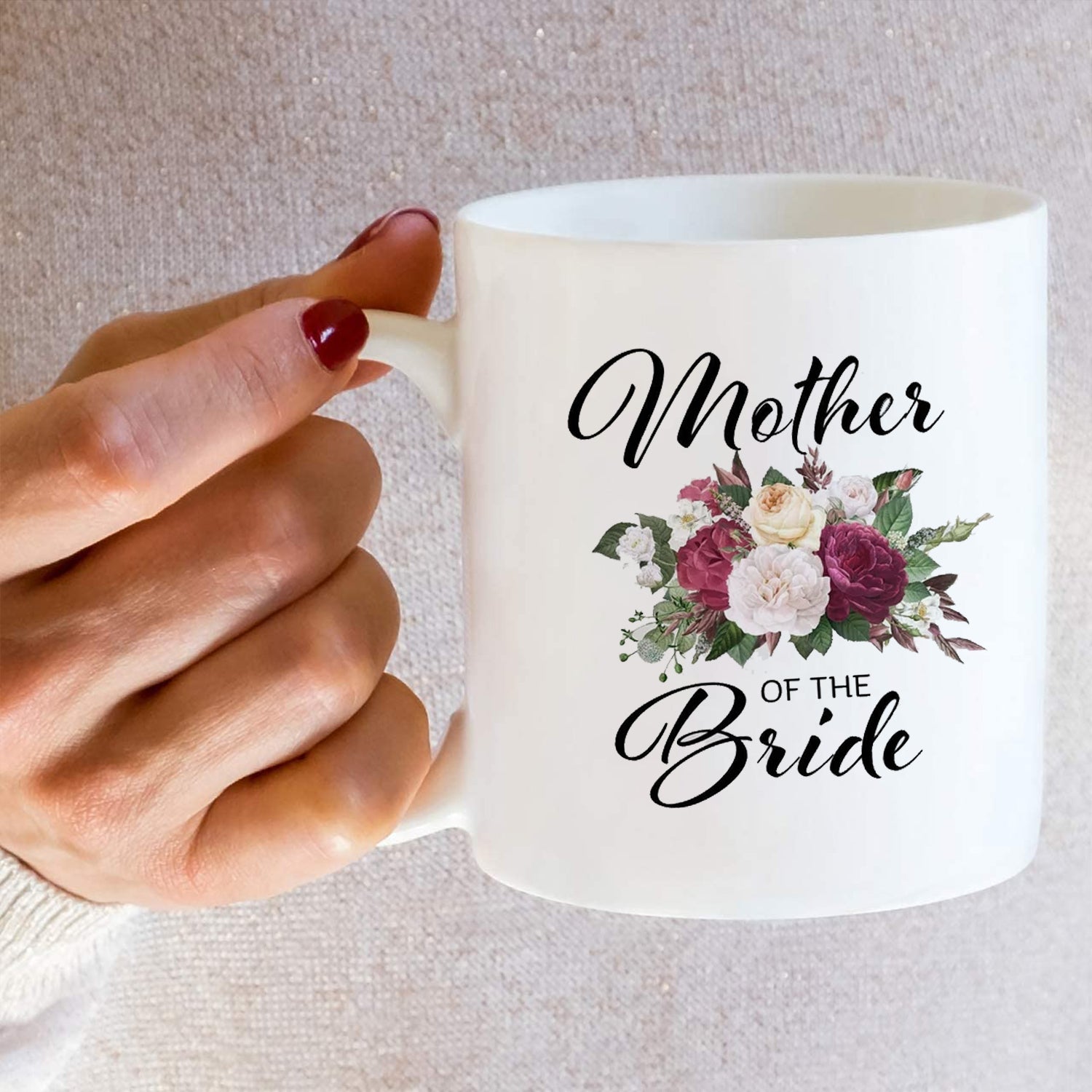 Mother of the Bride Mug, Mother of the Bride Gift, Wedding Coffee Mugs