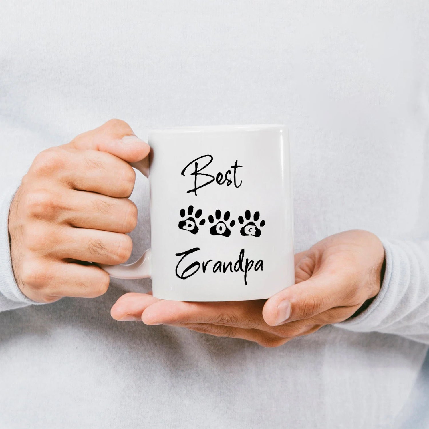 Dog grandpa mug, greatest dog grandpa, dog grandad gift, dog gift for grandpa