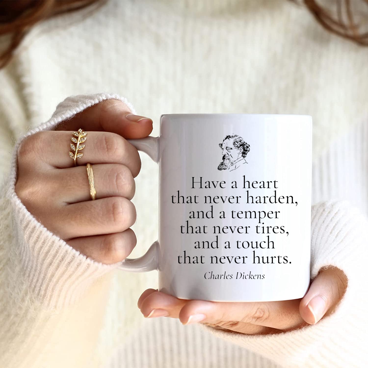 Charles Dickens Mug, favorite quote coffee mugs, tales of two cities mug, Gift for friends