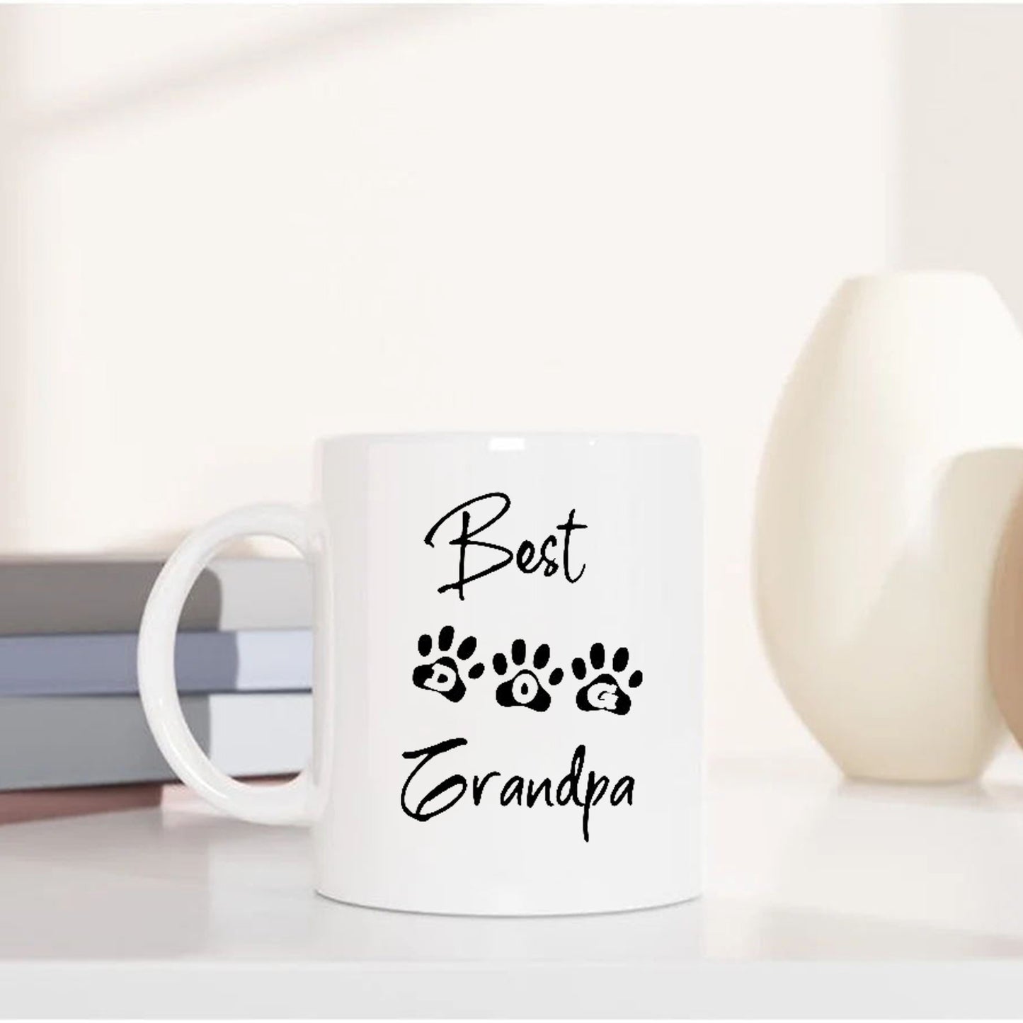 Dog grandpa mug, greatest dog grandpa, dog grandad gift, dog gift for grandpa
