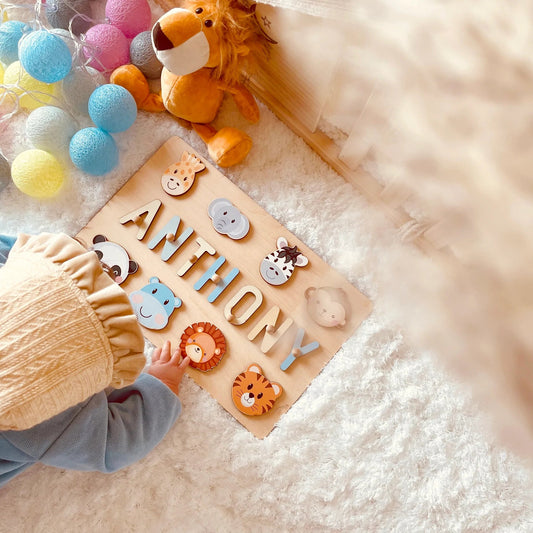 Personalised Wooden Baby Name Puzzle